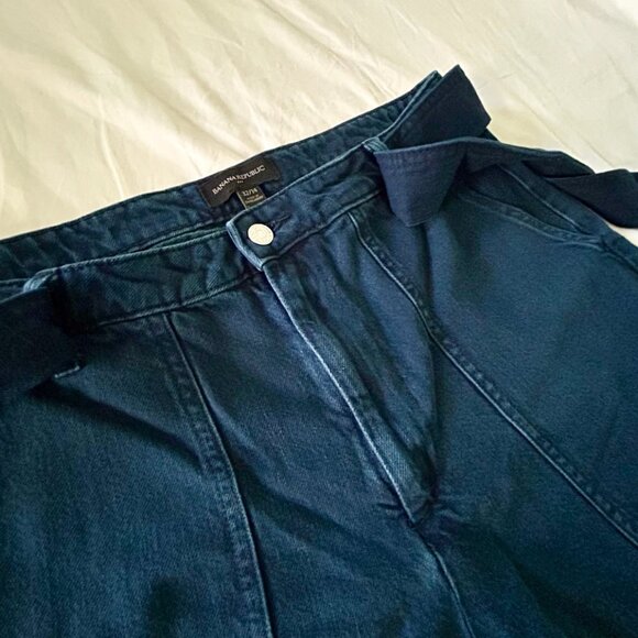 Banana Republic Navy Denim Utility Short - Sz. 14 - Picture 4 of 8